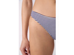 Culotte bikini bas de maillot avec rayures
