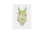 Maillot de bain une pièce pour filles avec imprimé citron