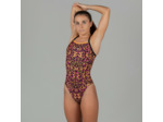 Maillot de bain de natation femme une pièce lexa leo orange