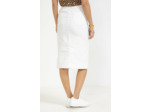 Jupe midi en coton viscose