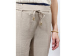 Joggpant 7/8 uni BEIGE Femme