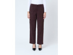 Pantalon long droit uni MARRON Femme