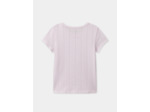 Lot de 2 t-shirts imprimés fleuries ou rose uni Fille