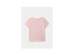 T-shirt rose à imprimé léopard pour filles