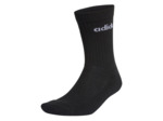 CHAUSSETTES DE SPORT HAUTES ADIDAS NOIR LOT DE 3
