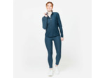 Veste zippée femme, bleue