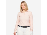 Polo golf manches longues Femme - MW500 rose