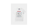 T-shirt écru avec broderie tennis pour garçon