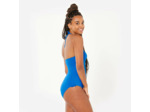 Maillot de bain 1 pièce surf texturé Femme - Manon bleu