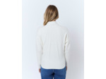 Pull fin en mélange laine uni ECRU Femme