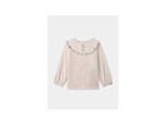 Pyjama en velours rose clair pour filles