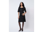 Robe courte unie NOIR
