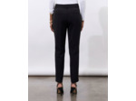 Pantalon 7/8 cigarette uni NOIR Femme