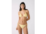 Culotte bikini bas de maillot rayée