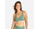 Haut de maillot de bain brassière texturée Femme - Bea kaki
