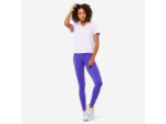 Legging de fitness slim femme, violet royal