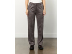 Pantalon long droit uni GRIS Femme