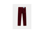 Pantalon en velours bordeaux pour garçon