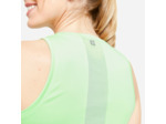 Débardeur de fitness coupe droite femme, vert sorbet