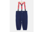 Pantalon chaud à bretelles pour bébé garçon
