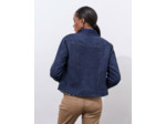 Blouson en suédine uni décoré MARINE Femme