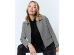 Veste courte jacquard NOIR Femme