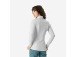 Veste polaire de randonnee mh 500. femme grise
