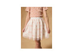 jupe tutu à fleurs roses
