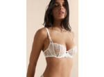 Soutien-gorge balconnet en dentelle,Soutien-gorge balconnet en dentelle;${refinementColor}