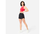 Short de Fitness Extensible 2 en 1 pour Femme - Noir
