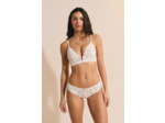 Soutien-gorge triangle avec dentelle,Soutien-gorge triangle avec dentelle;${refinementColor}