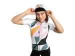 Maillot vélo manches courtes femme
