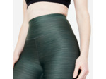 Legging de fitness taille haute femme, vert