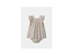 Robe bébé fille + bloomer à imprimé floral