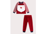 Pyjama père Noël en velours pour garçon