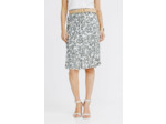 Jupe midi imprimée avec ceinture