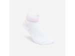 Chaussettes cheville, vert, blanc et violet, lot de 3