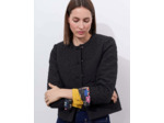 Veste courte jacquard NOIR Femme