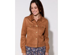 Veste mi-longue uni CAMEL Femme