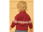 Pull jacquard animaux et flocons