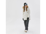 Veste de ski et snowboard chaude et résistante femme, SNB 500 beige
