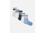 Lot de 5 paires de chaussettes de sport côtelées
