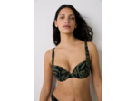Push up haut de maillot à motif