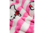 Couverture à rayures Hello Kitty