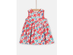 Robe réversible à imprimé fleuri pour bébé fille