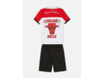 1,5–8 ans | Ensemble haut à col et short NBA Chicago Bulls