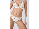 Culotte bikini bas de maillot à pois