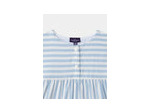 Robe à rayures bleues pour fille