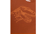 T-shirt orange animation dino pour garçon