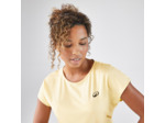 T-shirt tennis col rond dry femme - TTS DRY F Jaune